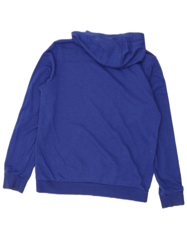 Adidas Grafisk hættetrøje til drenge 15-16 år Blue Cotton Sports