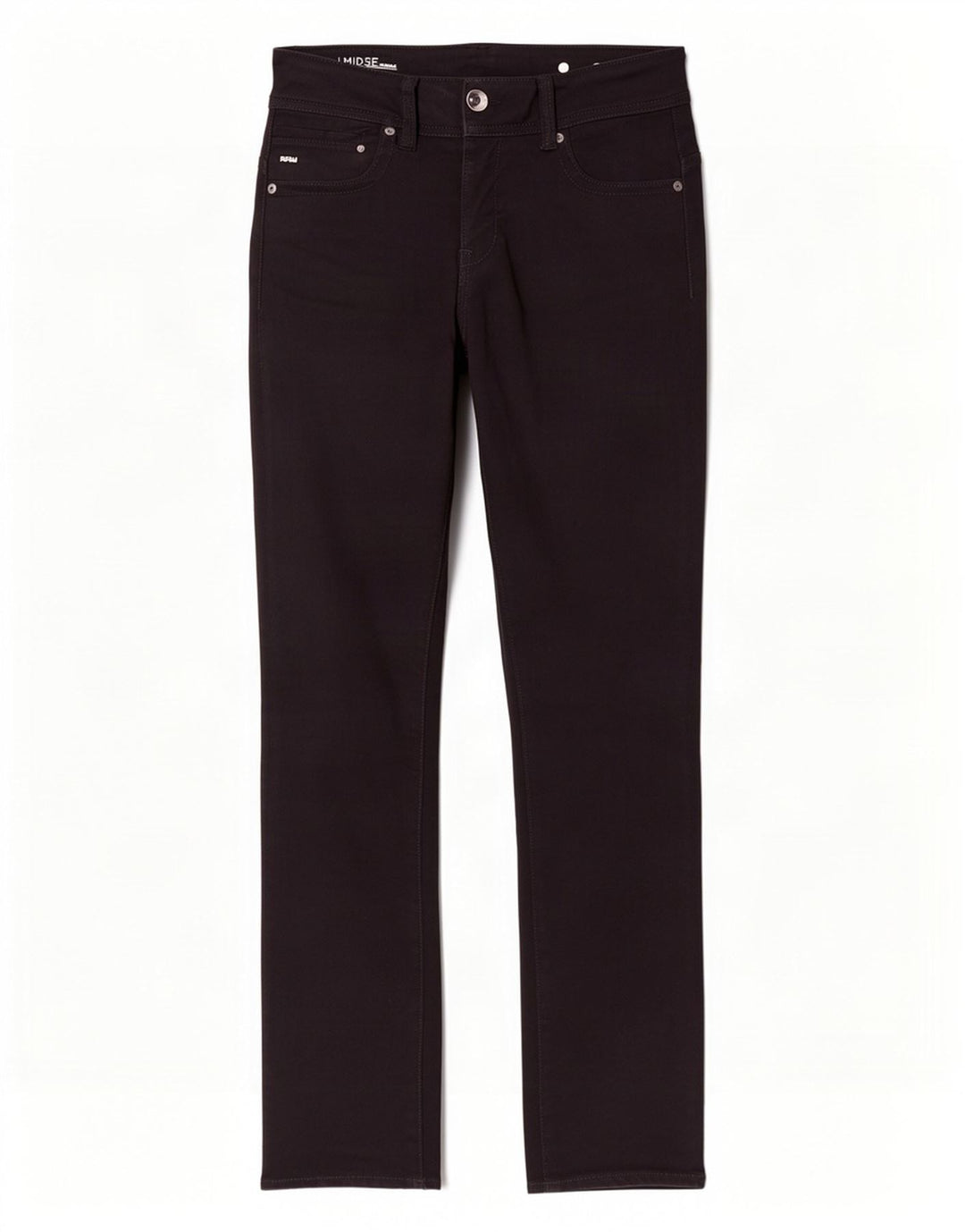 G-Star Dame Midge Saddle Straight Jeans W28 L30 Sort Bomuld