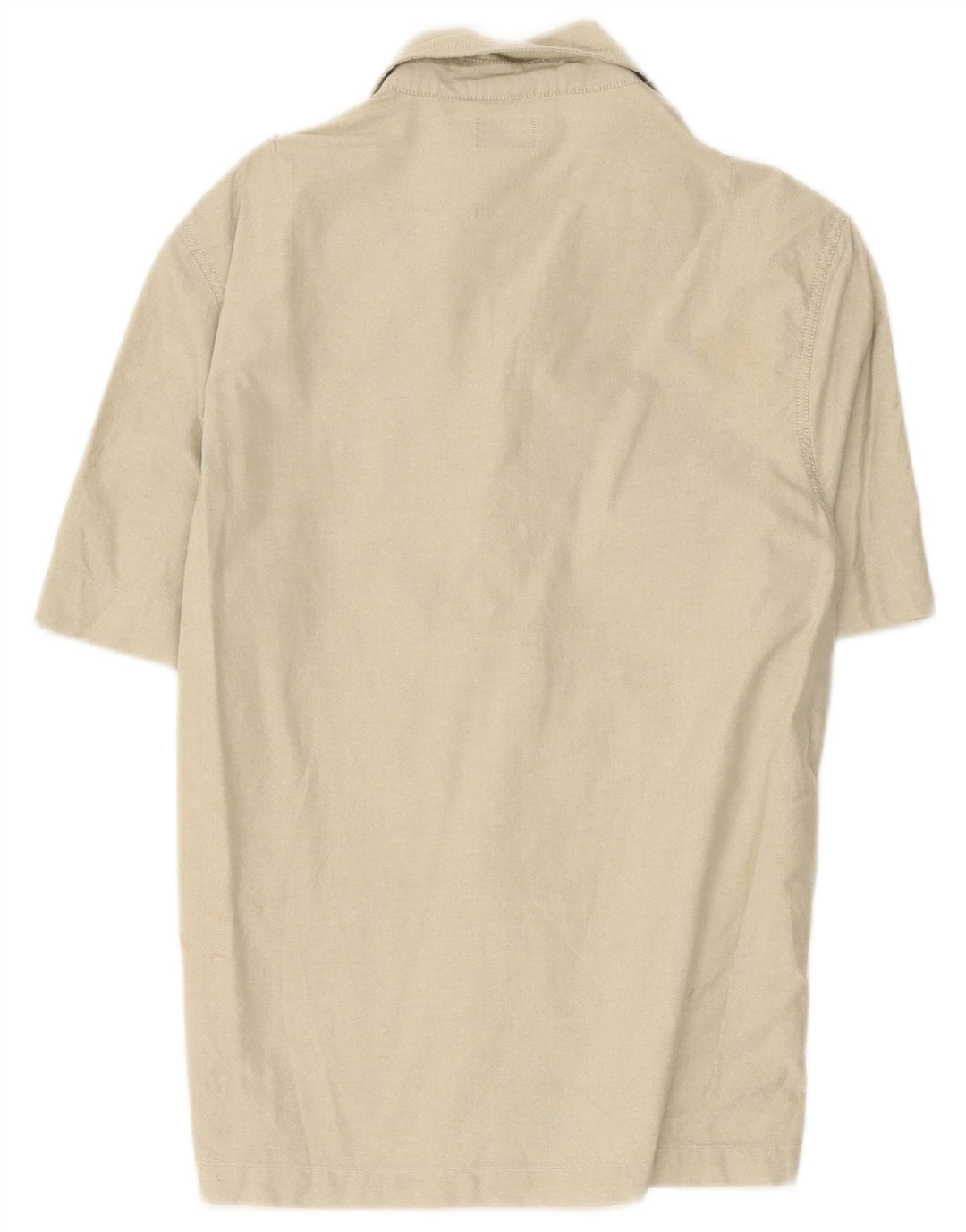 Levi's kortærmet herreskjorte lille beige bomuld