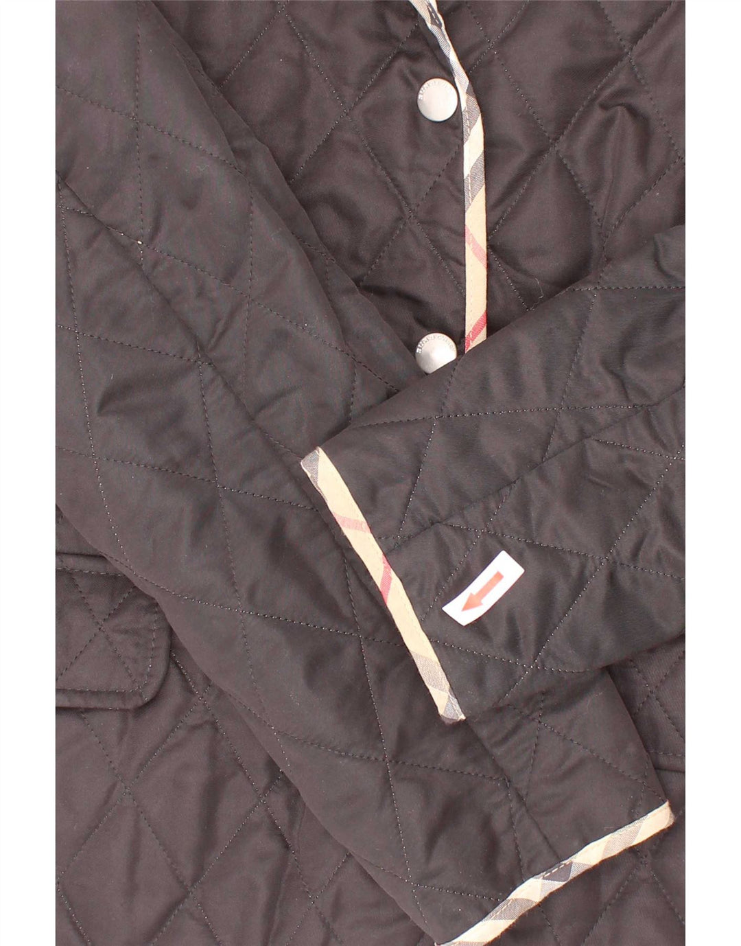 Burberry piger quiltet jakke 11-12 år sort polyester