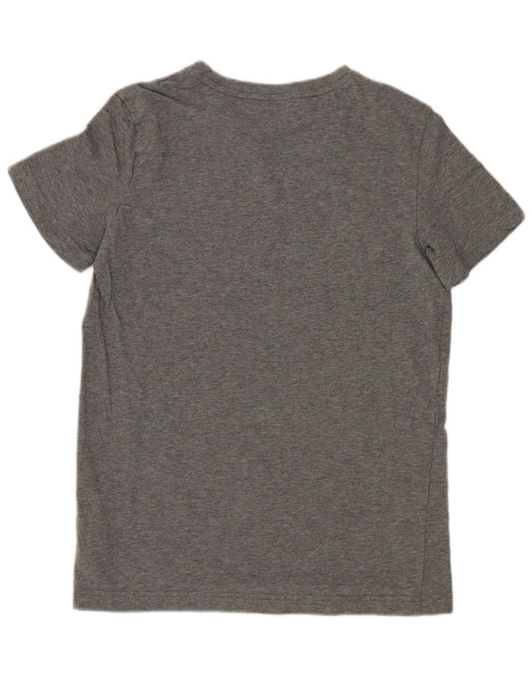Puma Boys Grafisk T-Shirt Top 13-14 år Grå Flecked Bomuld