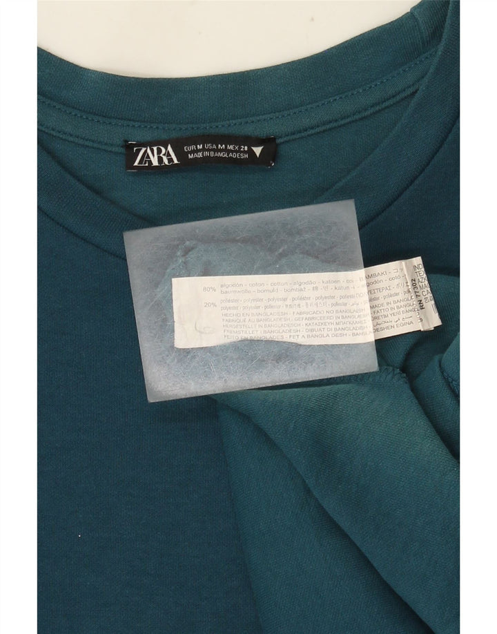 Zara Dame Ærmeløs A-Line Kjole Medium Navyblå Bomuld