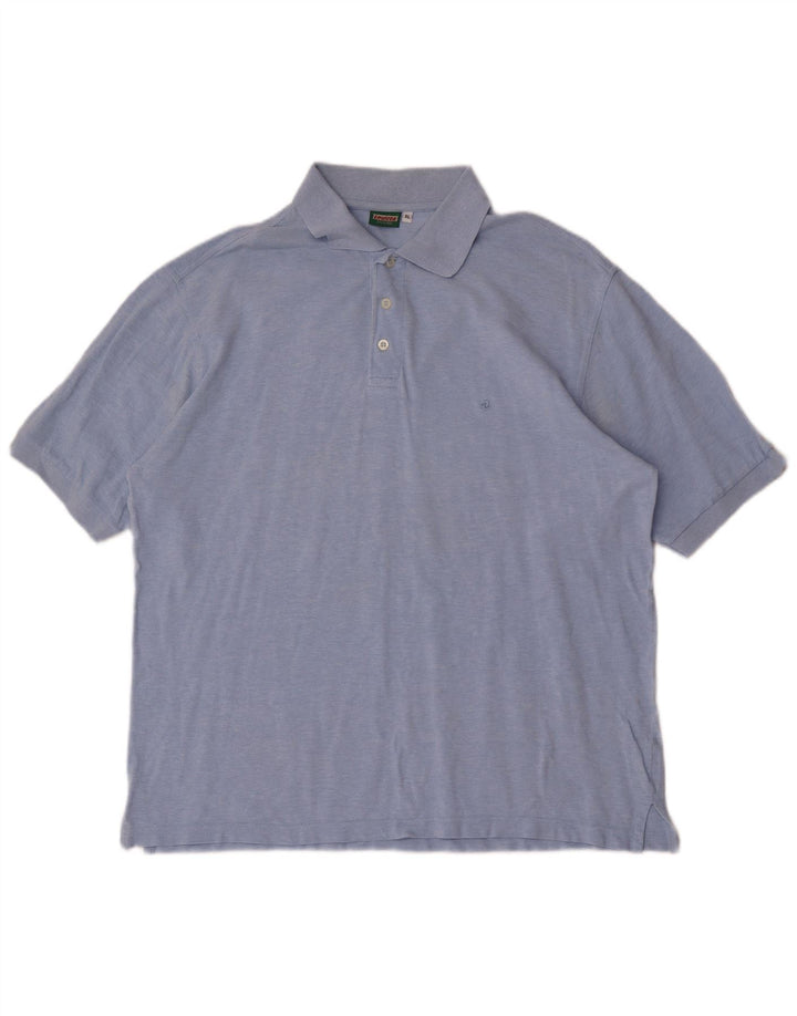 Invicta herre poloshirt XL blå bomuld