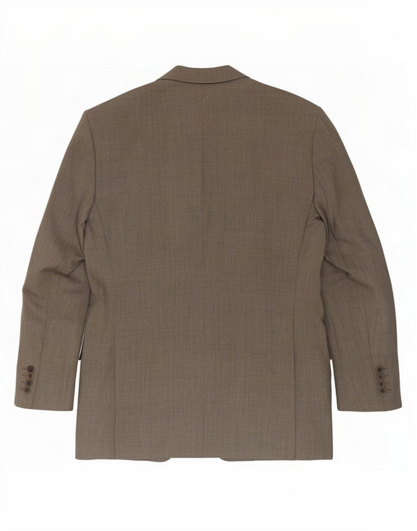 Yves Saint Laurent Herre 3-knaps blazerjakke IT 52 XL Grå Virgin Wool