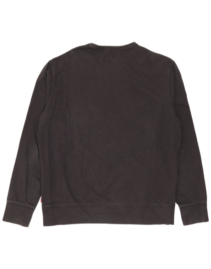 Levi's Grafisk sweatshirt til mænd mellem grå bomuld