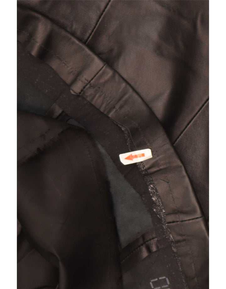 Vintage dame læderjakke UK 14 Large Black