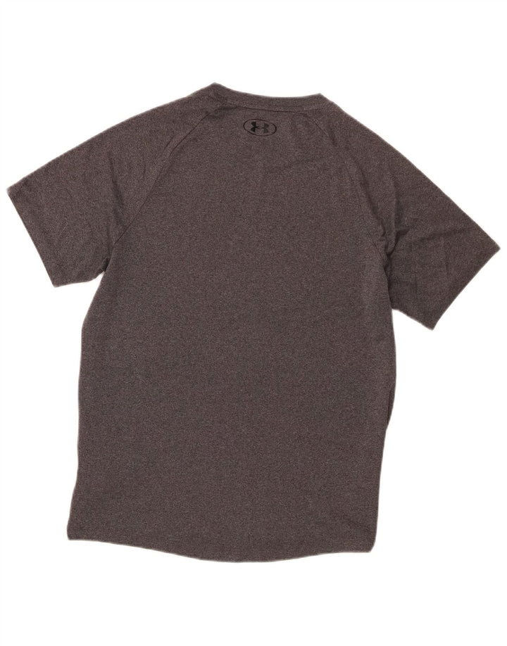 Under Armour Herre T-Shirt Top Lille Grå Polyester