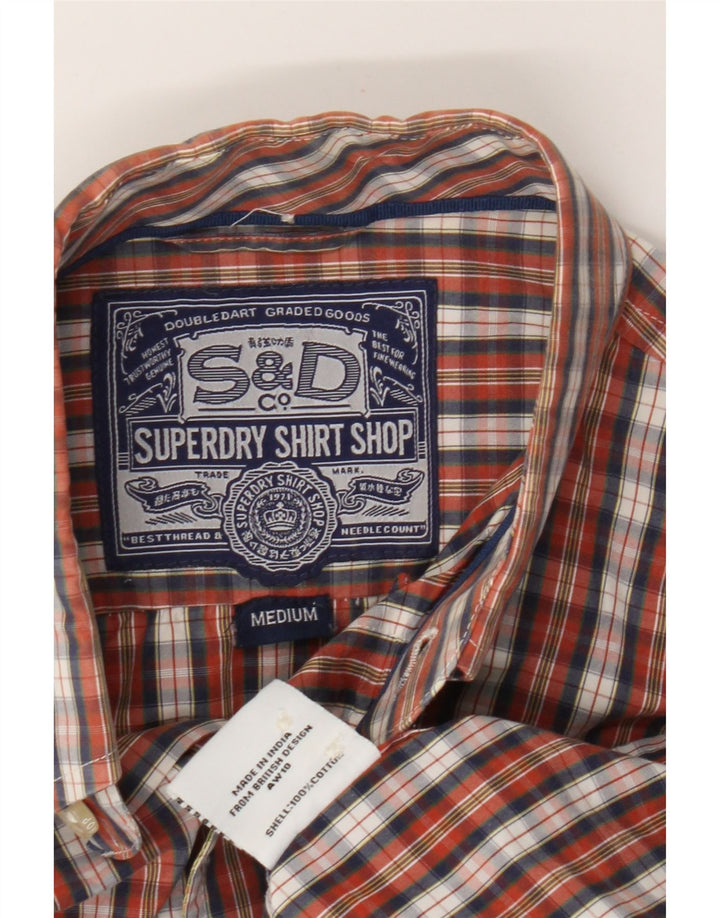 Superdry herreskjorte medium flerfarvet ternet bomuld