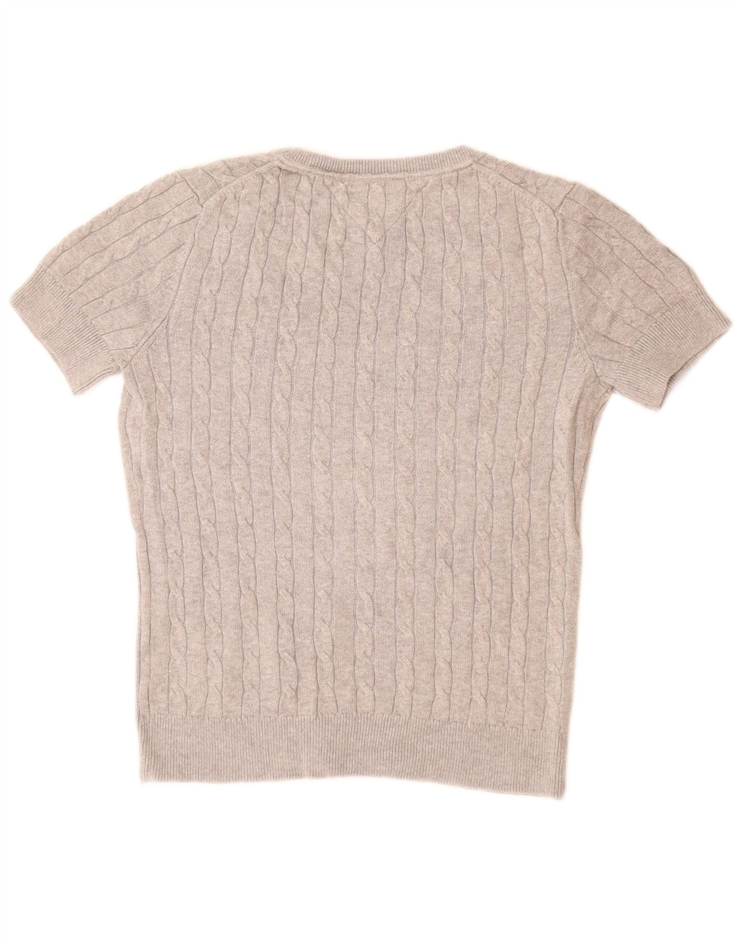 Tommy Hilfiger Dame Boat Neck Jumper Sweater UK 12 Medium Grey