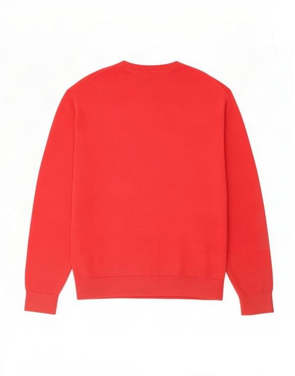 Tommy Hilfiger Dame V-hals sweater UK 20 2XL Rød
