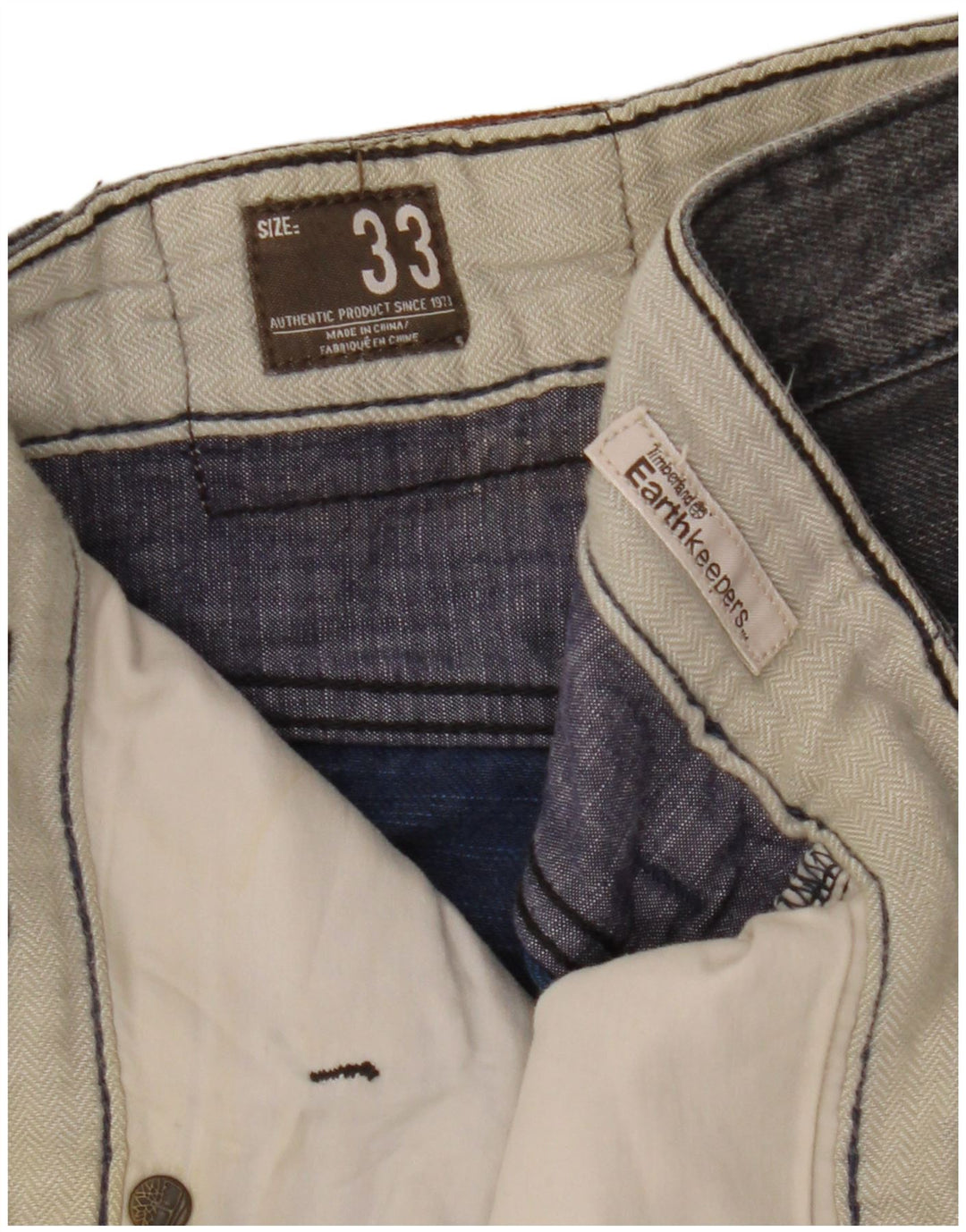 Timberland Mens Earthkeepers Slim Jeans W33 L29 Grå