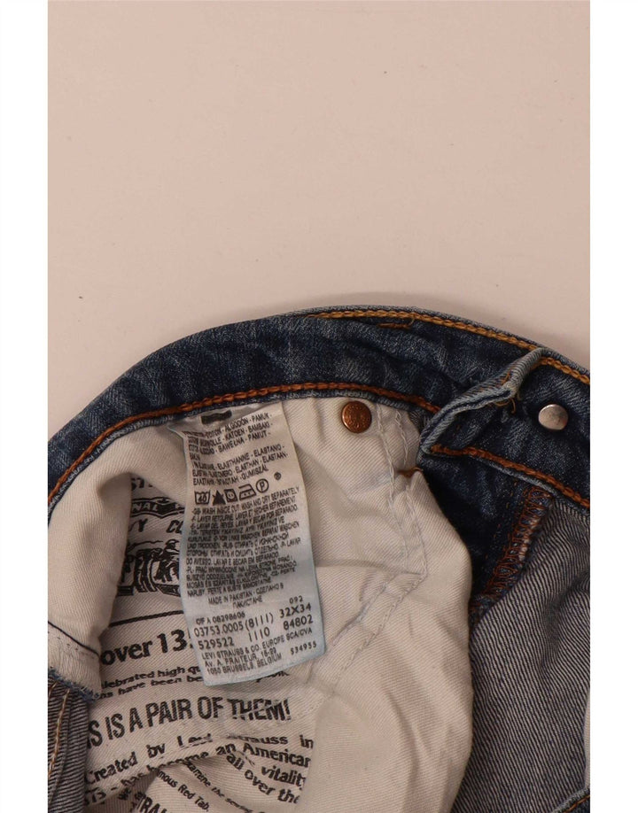 Levi's Slim Jeans til mænd W32 L30 blå bomuld