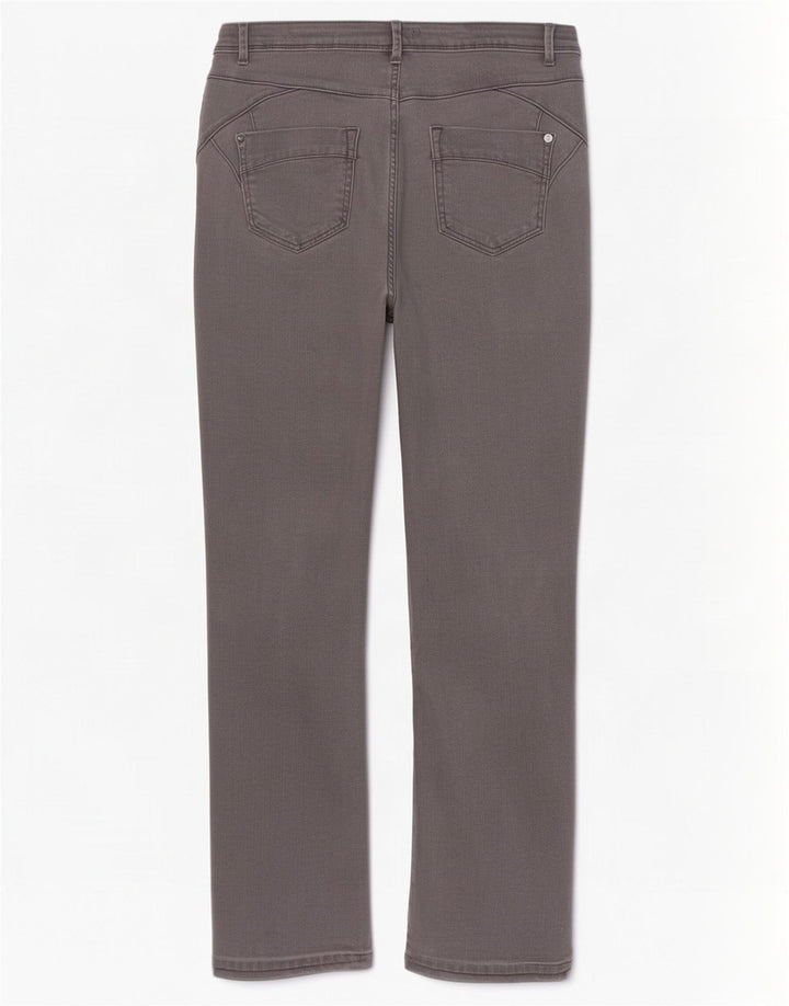 Marks & Spencer Dame Crop Slim Jeans UK 12 Medium W30 L26 Grå Bomuld