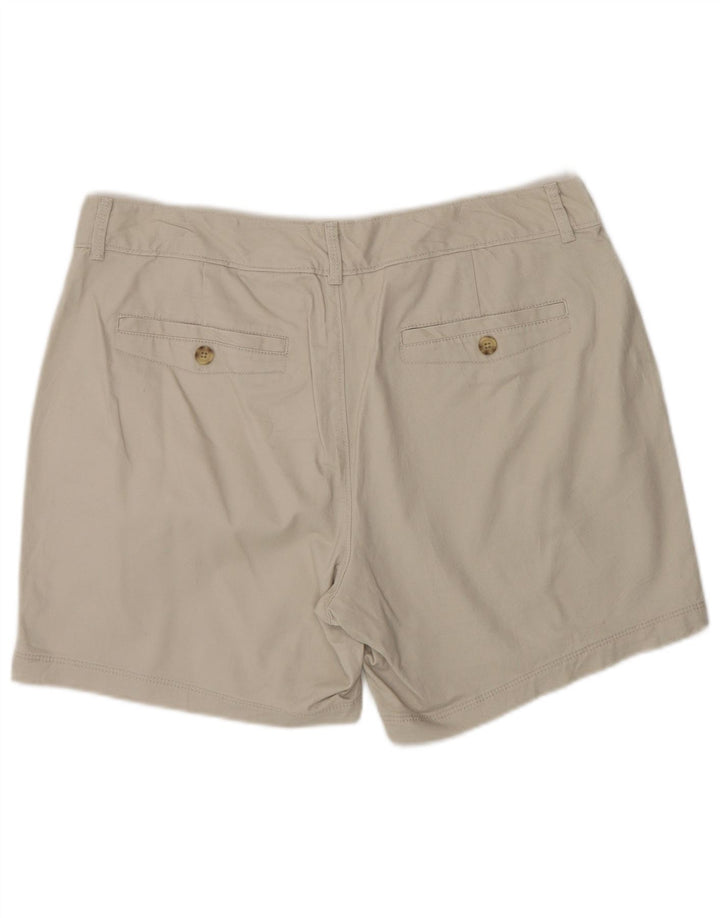 DOCKERS Chino Shorts til kvinder US 12 Large W33 Grå Bomuld