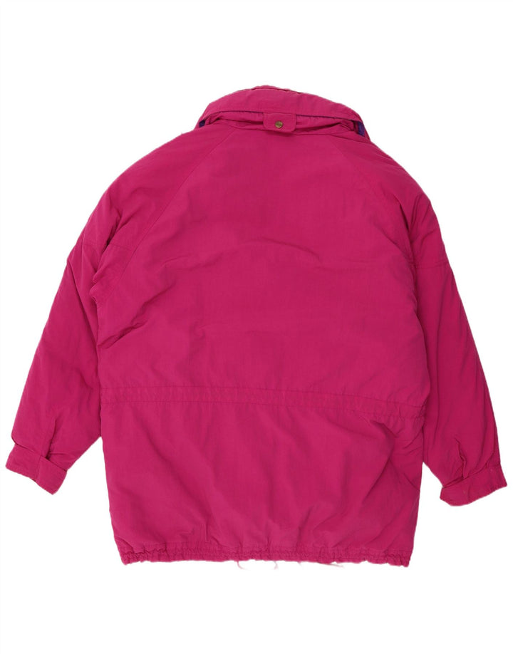 Sympatex Dame Hætte Skijakke UK 18 XL Pink Polyester