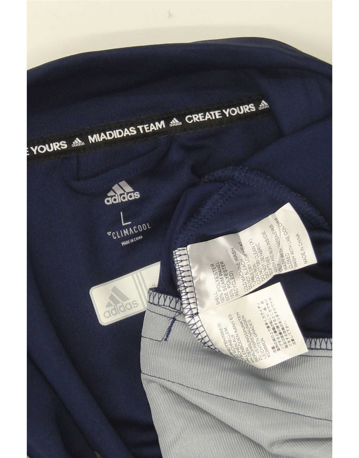 Adidas Herre Climacool Træningsdragt Topjakke Stor Marineblå Colourblock