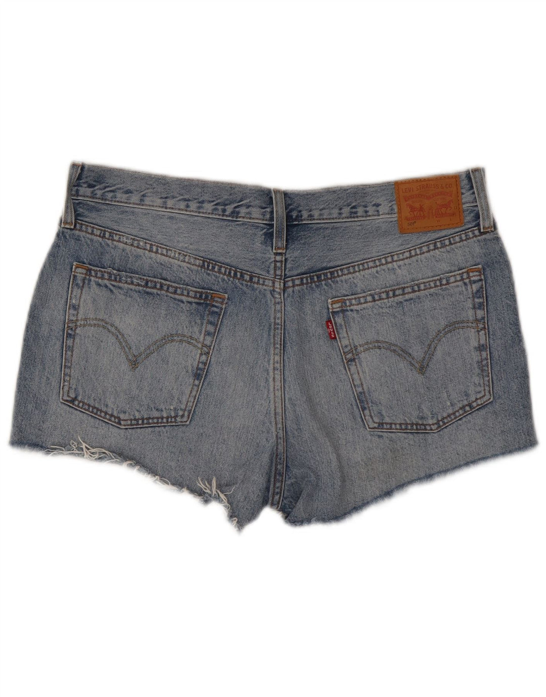 Levi's Womens 501 denimshorts W32 Medium Blue Bomuld