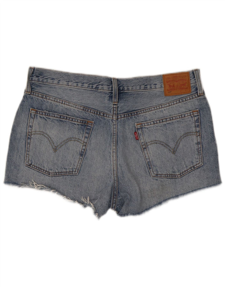 Levi's Womens 501 denimshorts W32 Medium Blue Bomuld