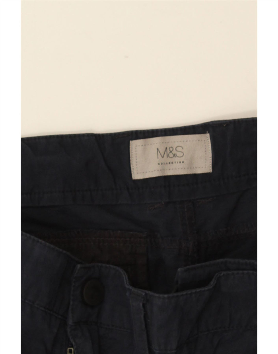 Marks & Spencer Herre Cargo Shorts W36 Large Navy Blue
