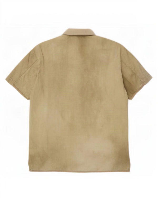 Hugo Boss Kortærmet Herreskjorte Medium Beige Tie Dye
