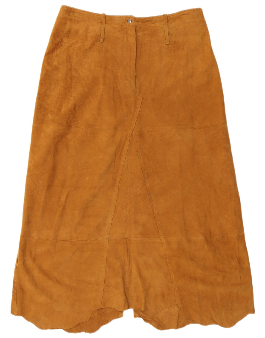 Conbipel Dame Højtalje A-Line nederdel IT 48 XL W32 Brunt Læder