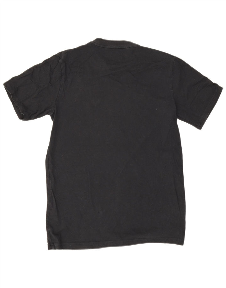 Berghaus Herre grafisk T-shirt Top Lille sort bomuld