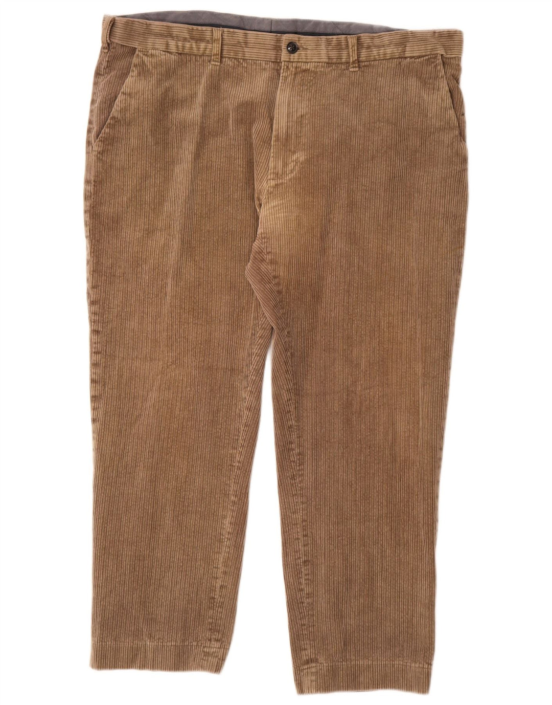 MARKS & SPENCER Herre Regular Fit Corduroy Bukser W42 L27 Brun