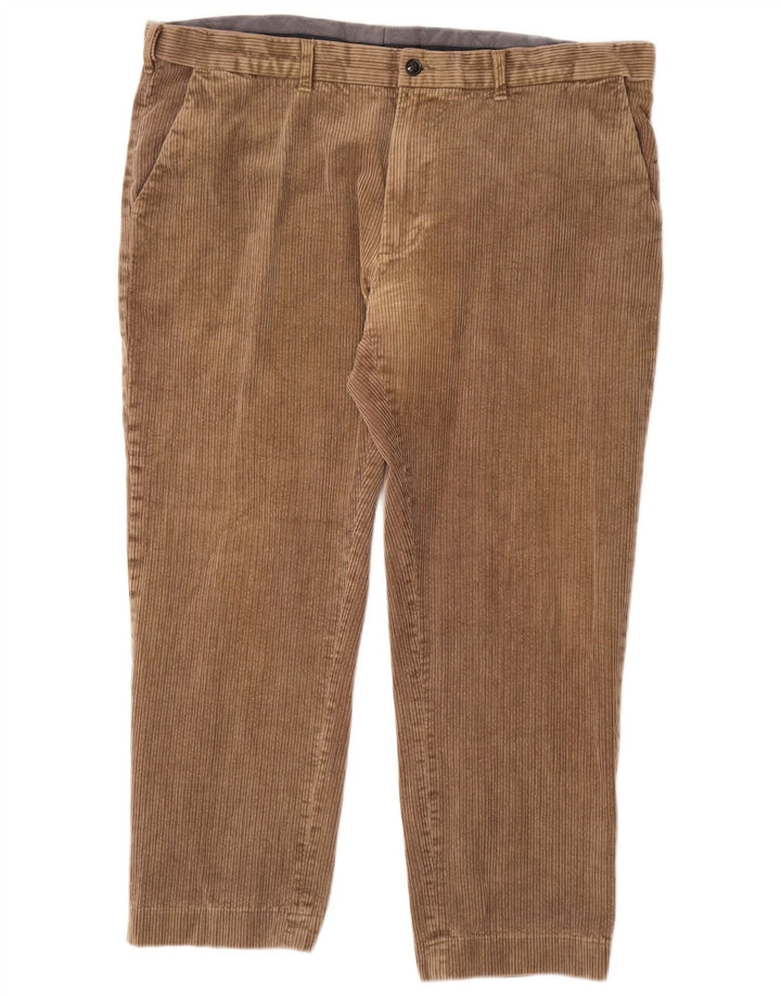 MARKS & SPENCER Herre Regular Fit Corduroy Bukser W42 L27 Brun