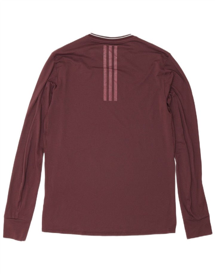 Adidas Herre Climacool Top Langærmet Lille Bourgogne Polyester