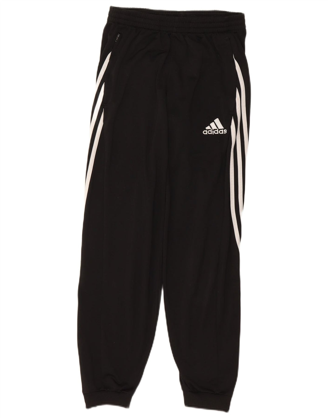 ADIDAS Mens Tracksuit Trousers Joggers Small  Black Polyester