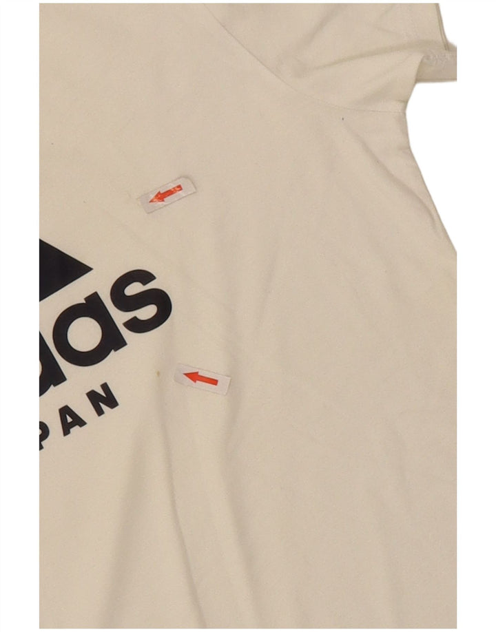 Adidas Grafisk T-shirt til mænd, mellem hvid