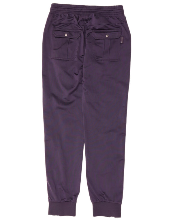 Champion Womens træningsdragt Bukser Joggers UK 10 Small Navy Blue Polyester