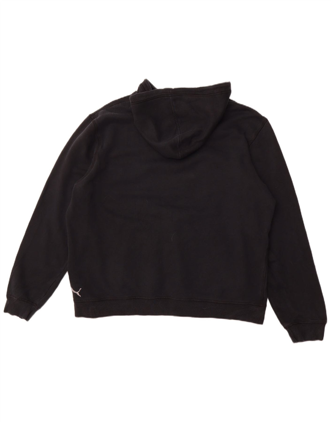 PUMA Mens Hoodie Jumper XL Black Cotton
