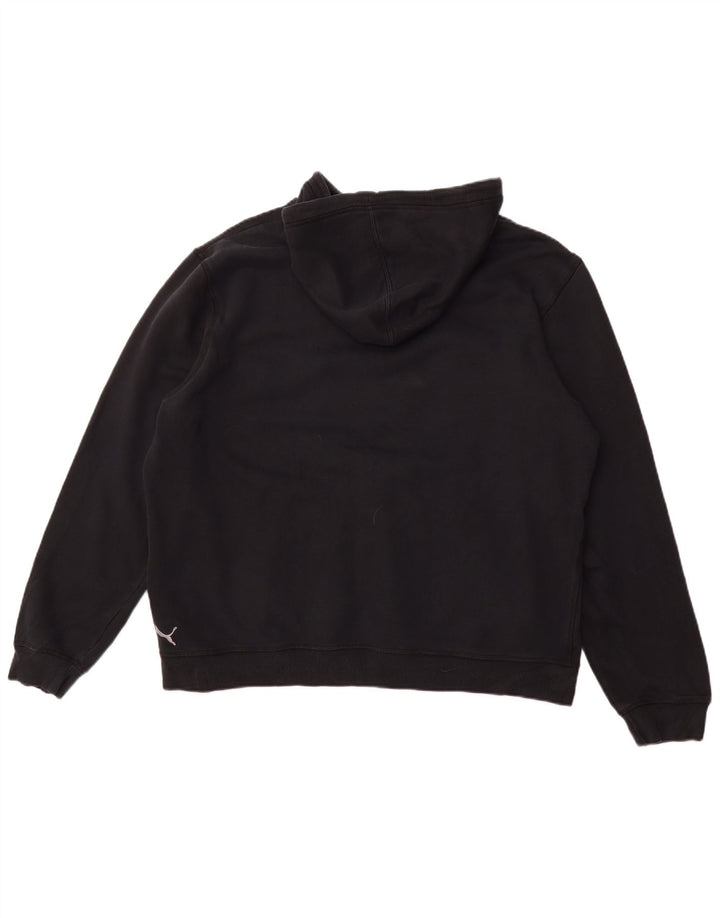 PUMA Mens Hoodie Jumper XL Black Cotton