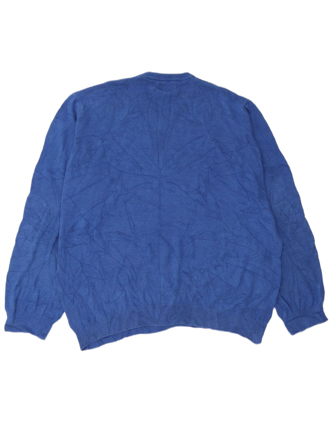 Marks & Spencer Herre V-hals sweater 2XL Blå Bomuld