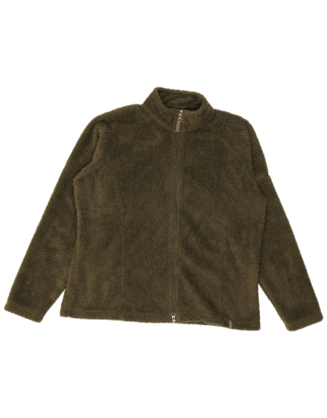 COLUMBIA Fleecejakke til kvinder UK 20 2XL Khaki Polyester