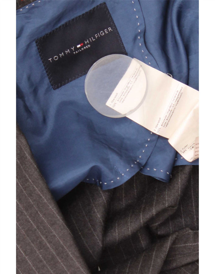 Tommy Hilfiger Herre 2-knaps blazerjakke IT 56 3XL Grå nålestribe