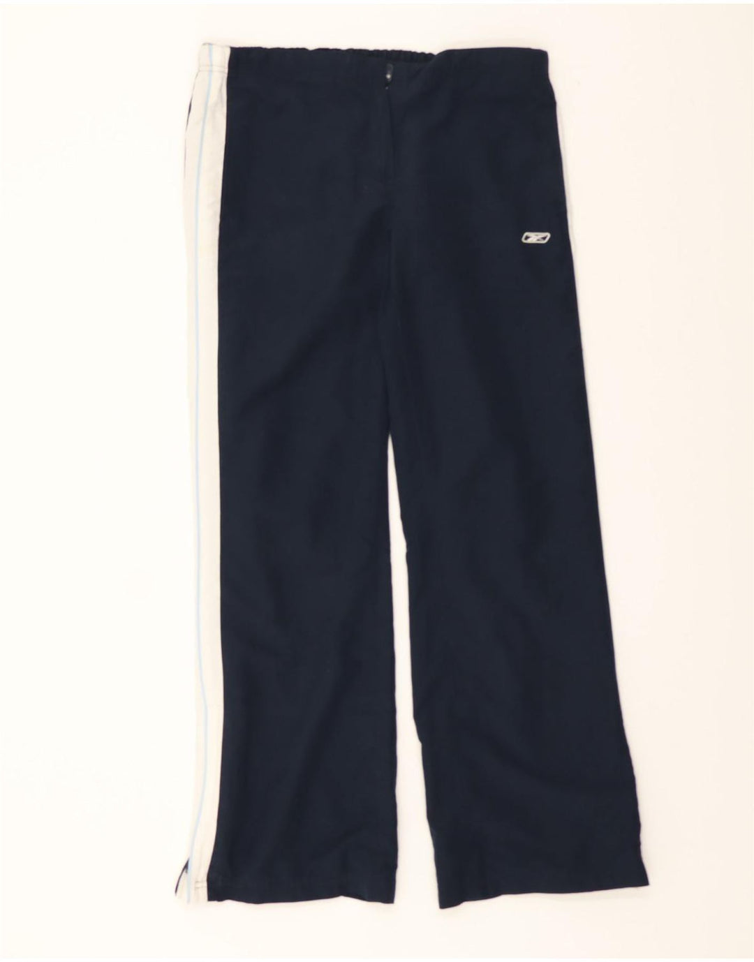 REEBOK Womens Tracksuit Trousers UK 12 Medium  Navy Blue Polyester Vintage Reebok and Second-Hand Reebok from Messina Hembry 