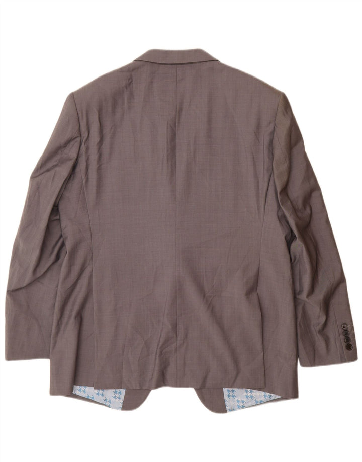 Marks & Spencer Herre 2-knaps blazerjakke UK 38 Medium Grey Wool