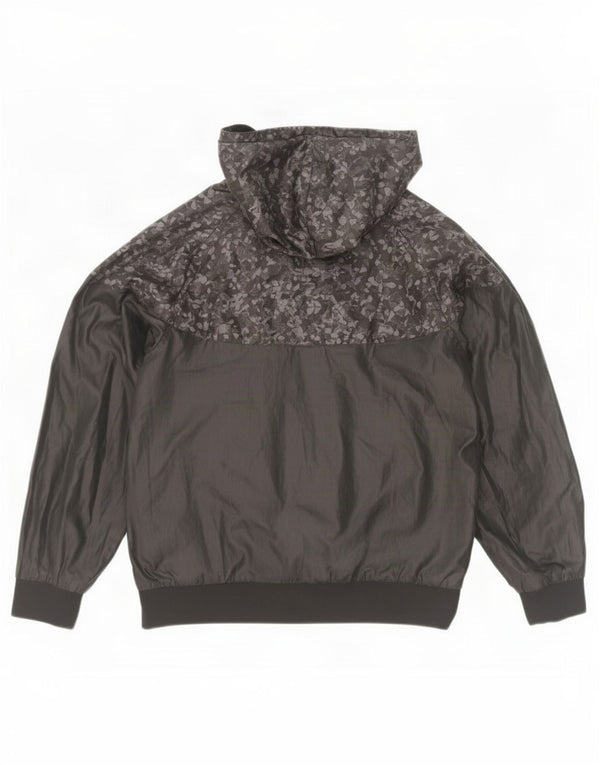 Nike drenge hættetræningsdragt topjakke 10-11 år medium sort camouflage