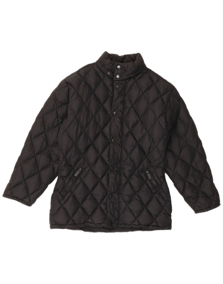 Alberto Aspesi Dame vatteret jakke UK 36 Small Black