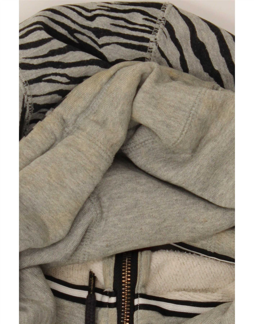 Nike Dame Oversized UK 20 2XL Grå Animal Print Bomuld