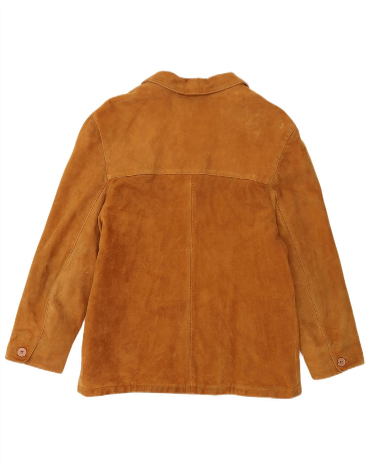 Conbipel Dame 3-knaps ruskindsblazerjakke IT 42 Medium Beige Læder