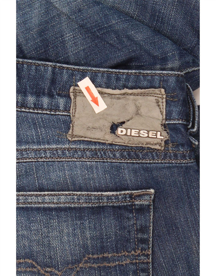 Diesel Herre Ronhary Stretch Bootcut Jeans W29 L30 Marineblå Bomuld
