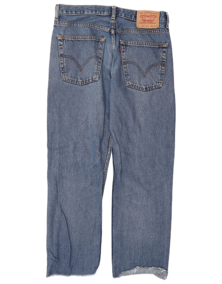 Levi's Herre 582 Straight Jeans W32 L28 Blå Bomuld
