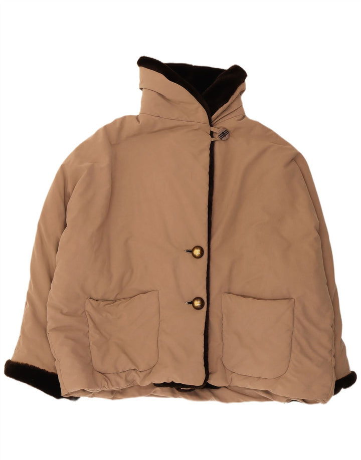 Belfe & Belfe Dame Oversized Polstret Jakke UK 14 Medium Beige