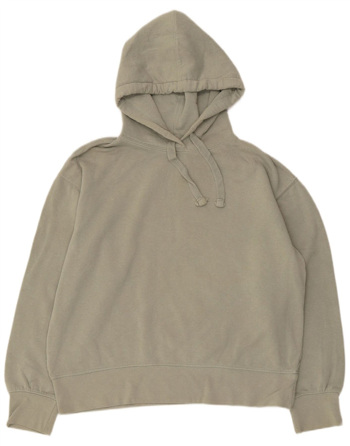 Zara Herre Loose Fit Hoodie Jumper Lille Grøn