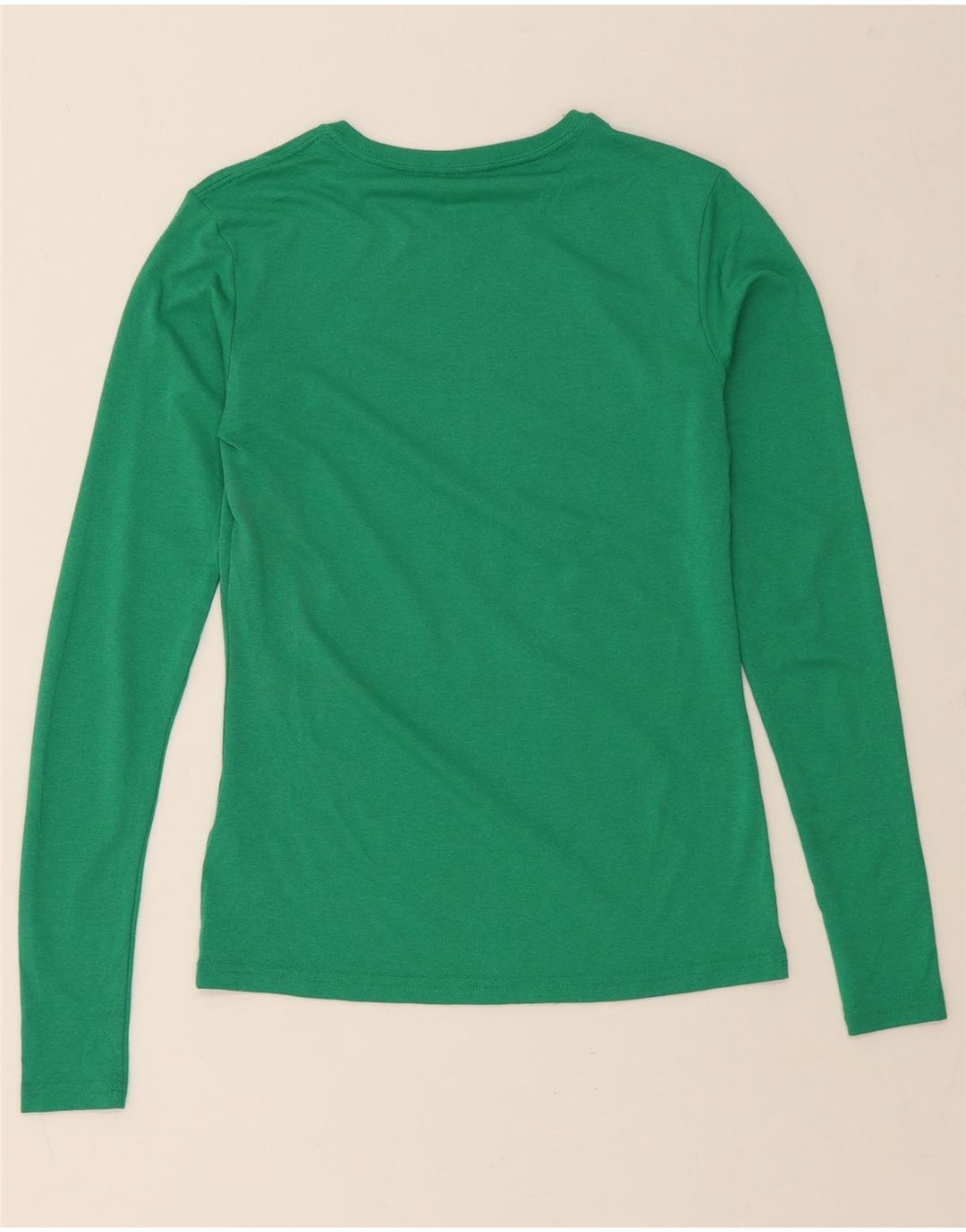 NIKE Womens Top Long Sleeve US 0/2 XS Green Polyester Vintage Nike and Second-Hand Nike from Messina Hembry 