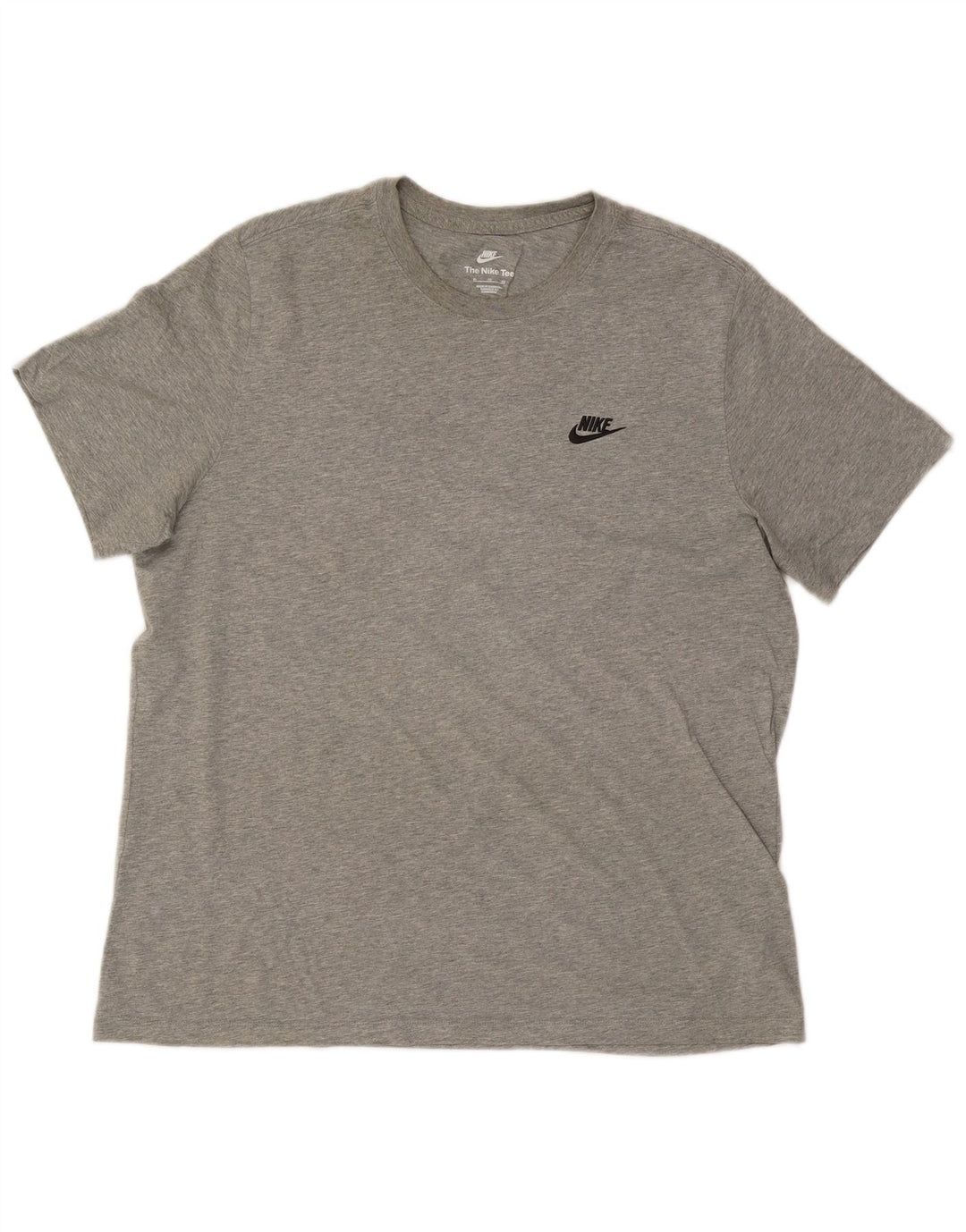 Nike T-shirt top til mænd XL Grå bomuld