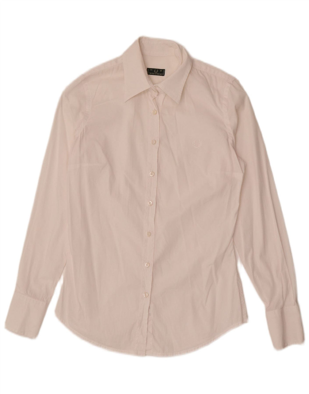 Fred Perry Dameskjorte UK 10 Small White